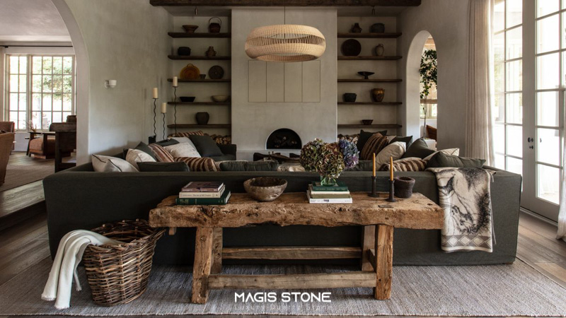 Phong cách Rustic gần gũi với thiên nhiên và đậm chất mộc mạc