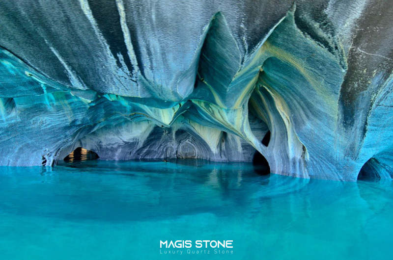 Đá marble xanh tự nhiên