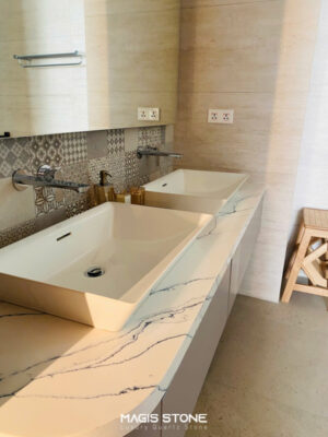 ninh hiep lavabo calacatta blue