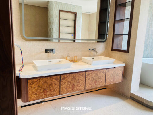 ninh hiep lavabo calacatta gold