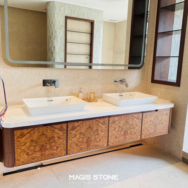 ninh hiep lavabo calacatta gold