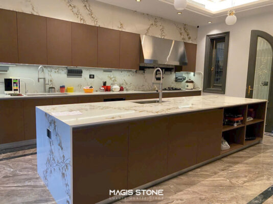 ban dao ban bep ice gold