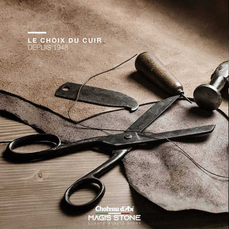 Những tấm da bò thủ công của nghệ nhân Italia