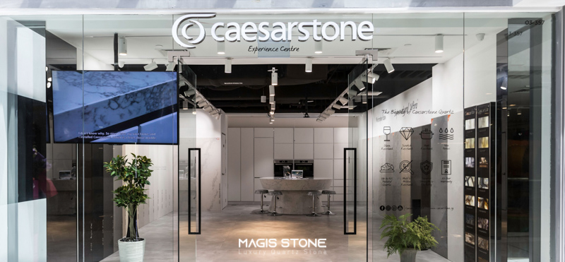 Showroom trưng bày sản phẩm của caesarstone